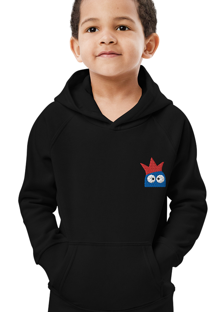 Be Yourself black cotton eco hoodie