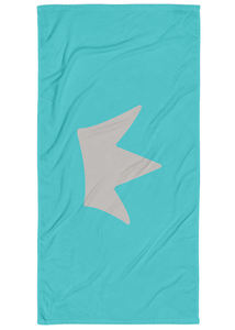 Crown Logo beach towel