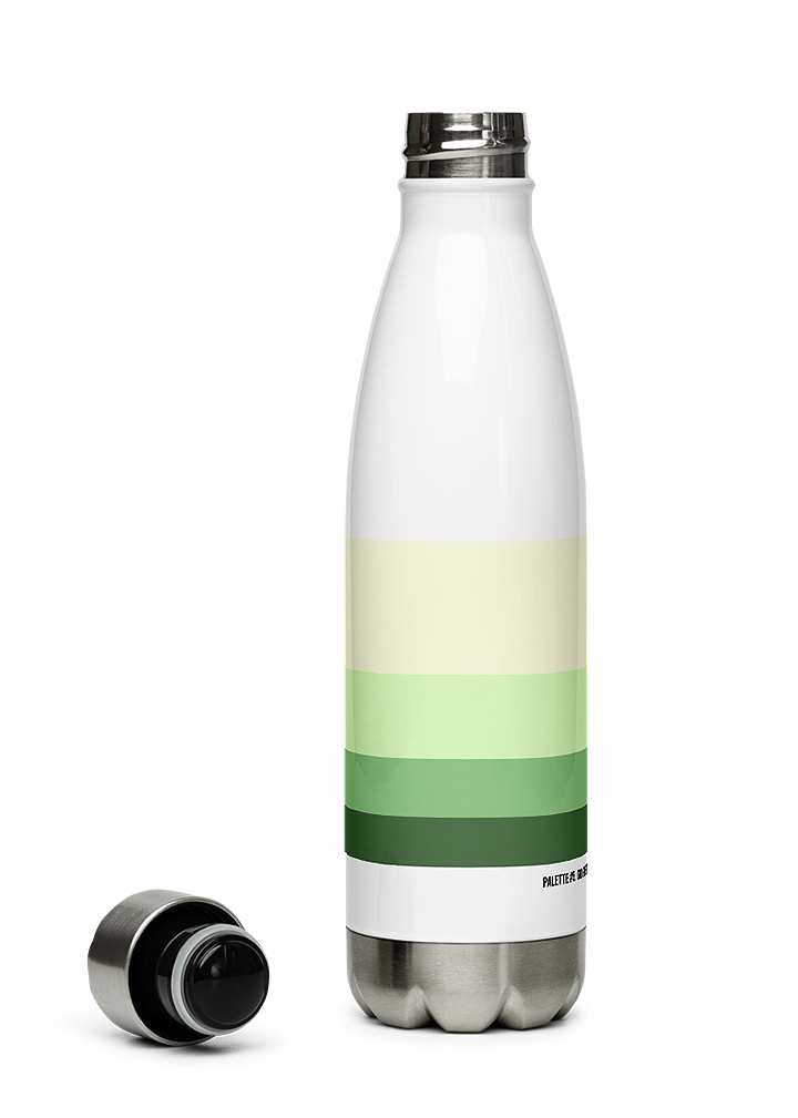 Palette #5. Go Green water bottle