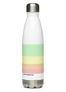 Palette #7. Mellow Yellow water bottle