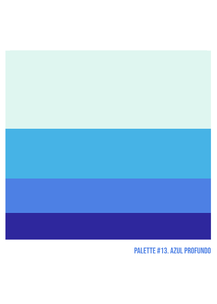 Palette #13. Azul Profundo tee