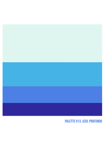 Palette #13. Azul Profundo tee