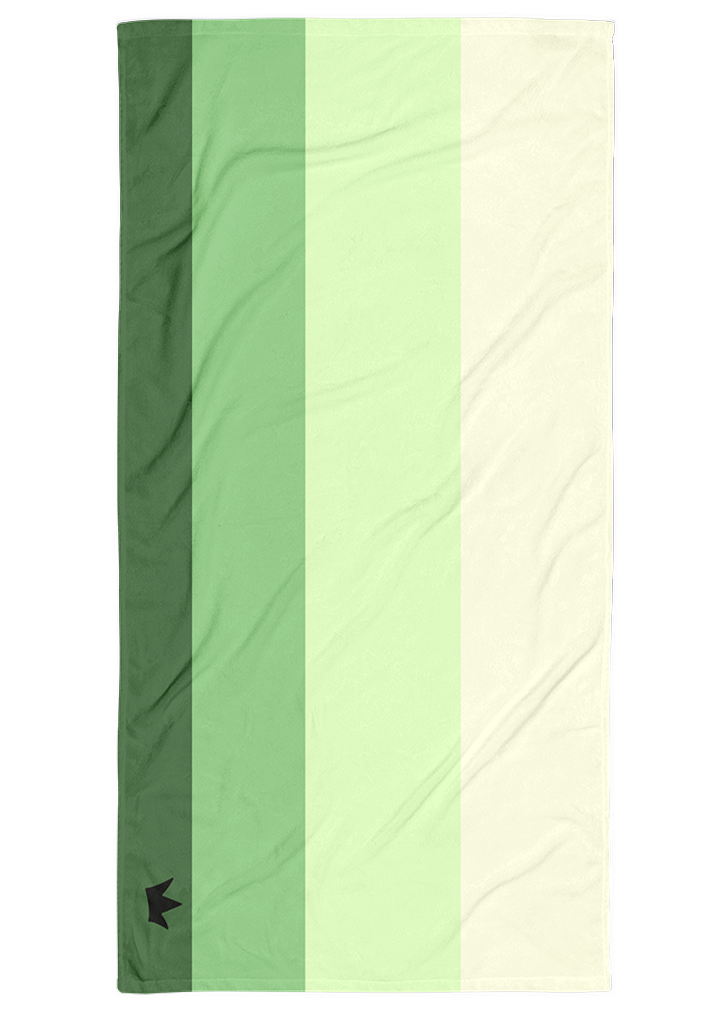Palette #5. Go Green beach towel
