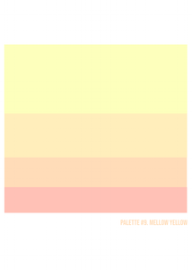 Palette #7. Mellow Yellow tee