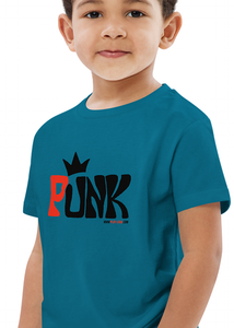 Such a youthful and rebellious style, inspired by the ´70s punk scene, is definitely one of our fave tees. Organic cotton, super soft, non-toxic prints. Unisex, for boys and girls 2 to 13 years of age. Play it VERY LOUD.