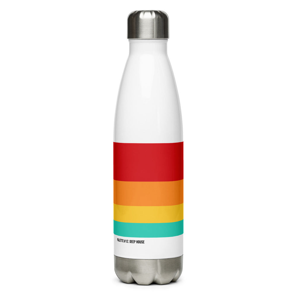 Palette #12. Deep House water bottle