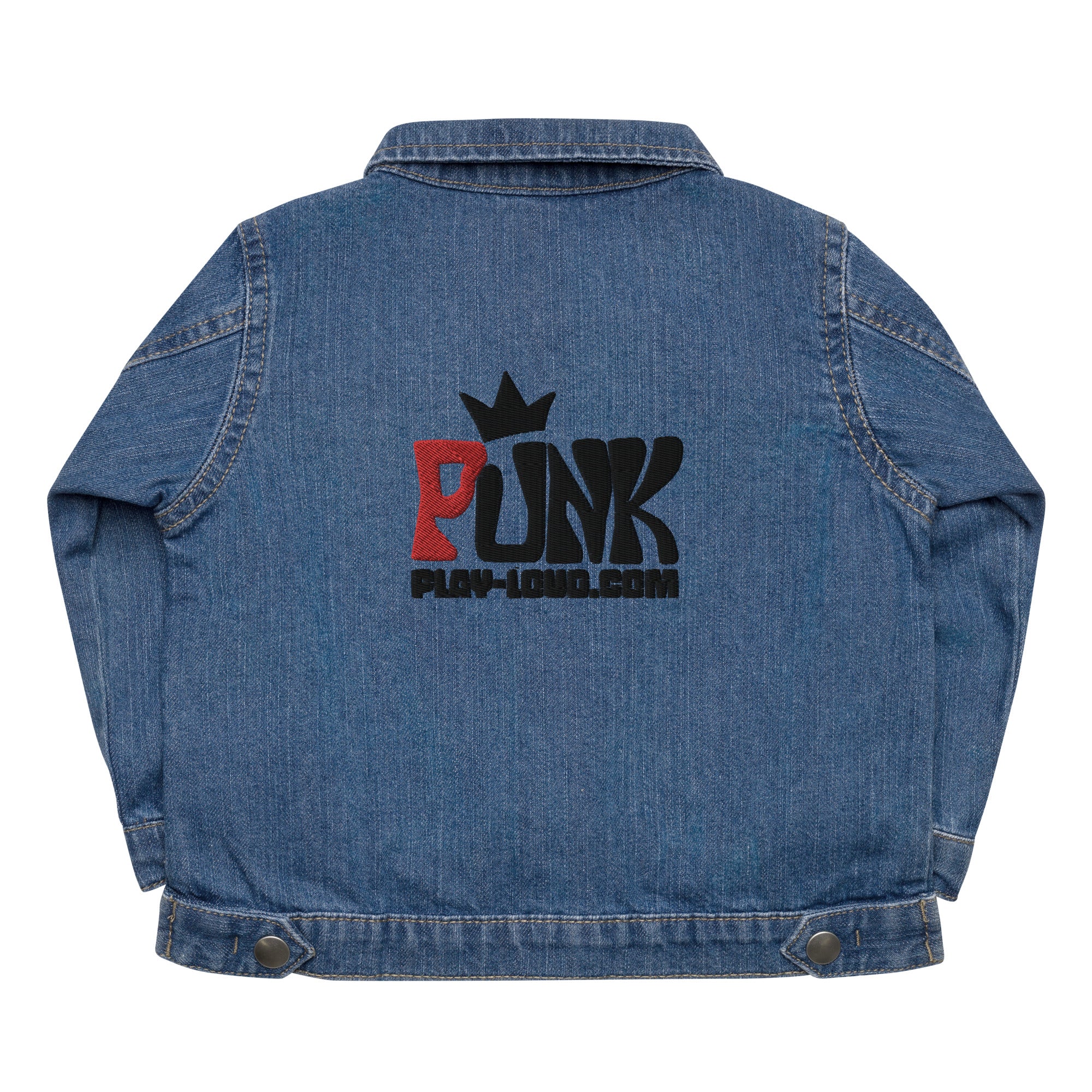Punk embroidered organic jacket