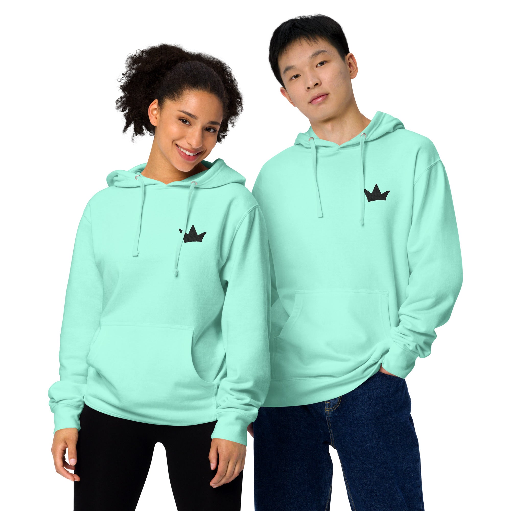 Crown unisex cotton hoodie for teens & adults