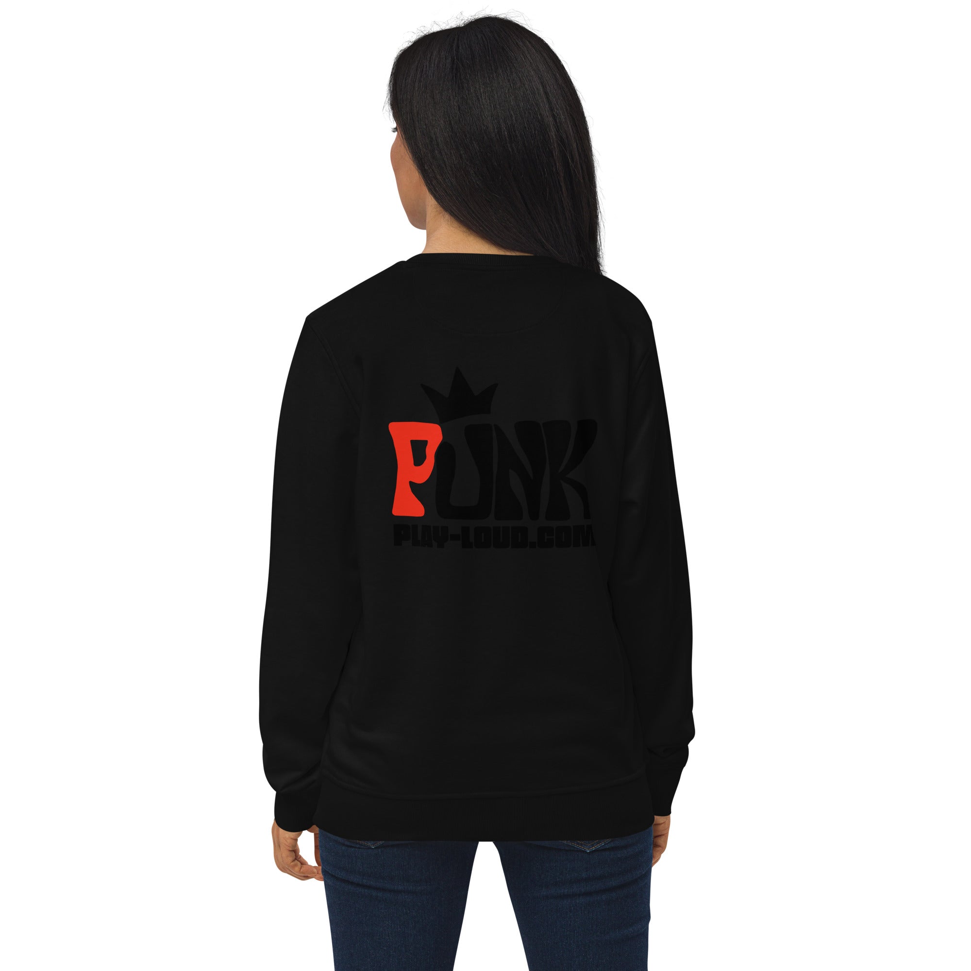 Punk unisex organic sweatshirt for teens & adults