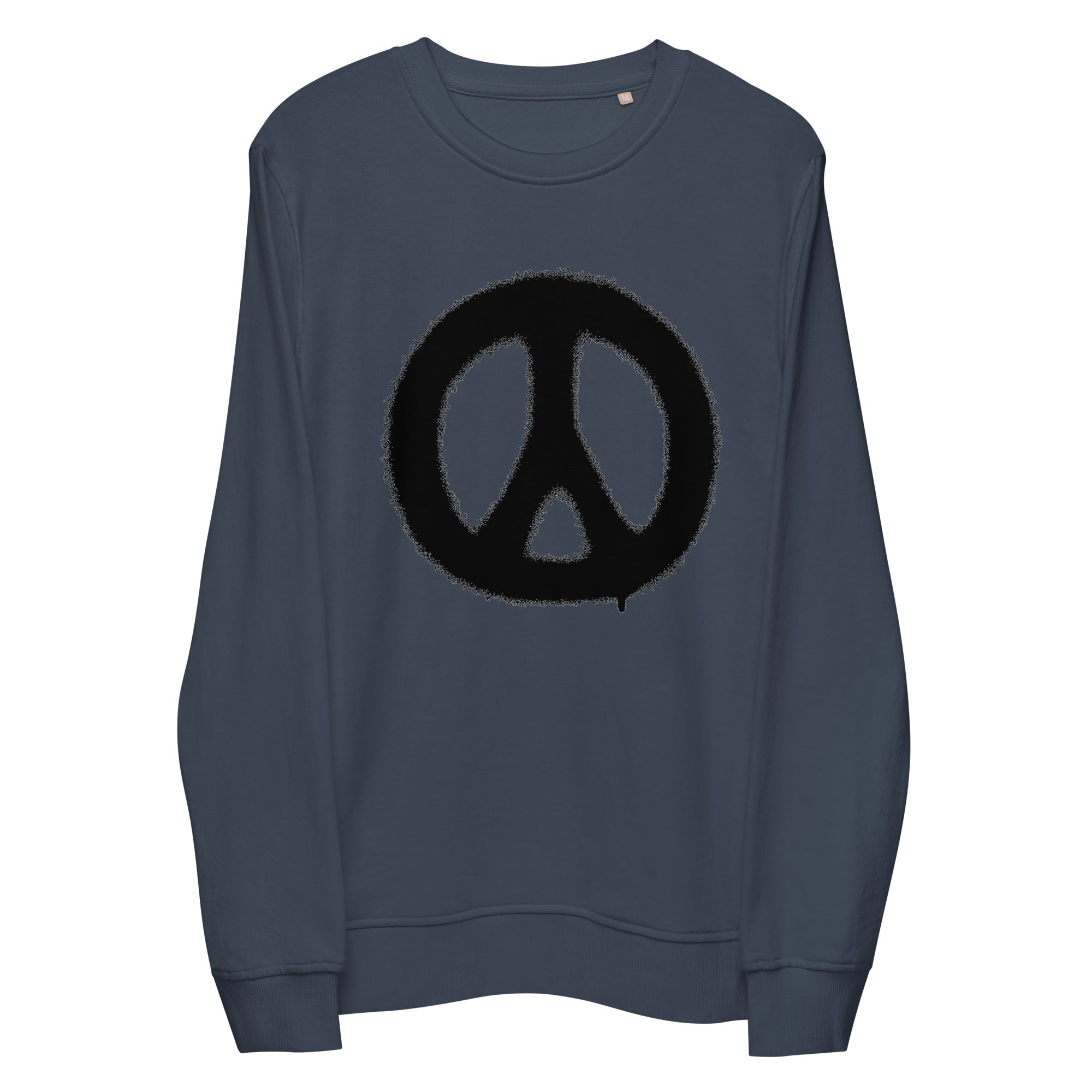 Peace unisex organic sweatshirt teens & adults