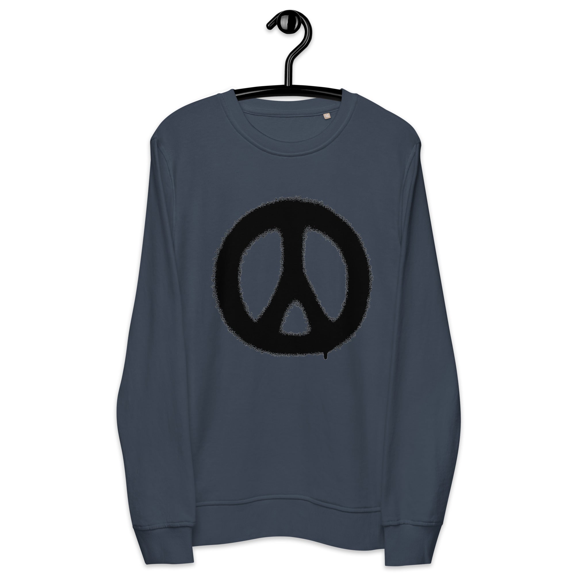 Peace unisex organic sweatshirt teens & adults