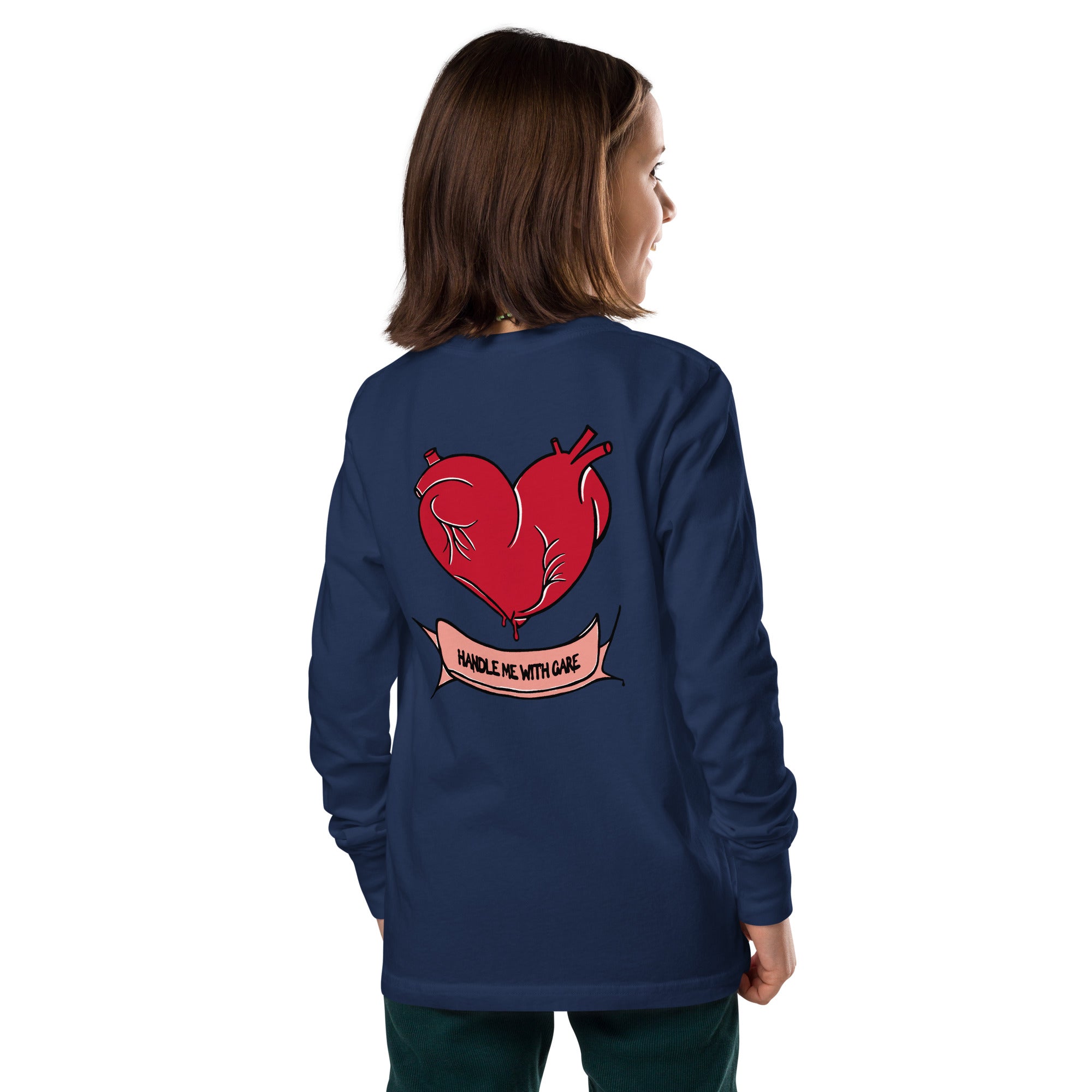 Handle Me With Care Youth long sleeve tee